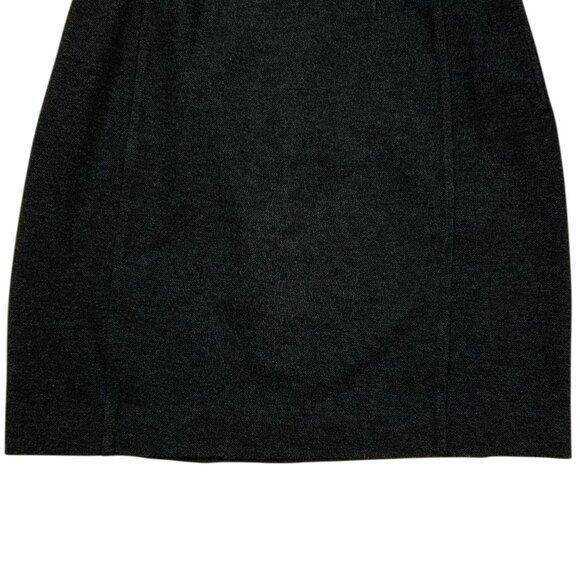 M.M. Lafleur The Crosby Skirt Textured Ponte 6 Charcoal Mini High Rise - Picture 8 of 11